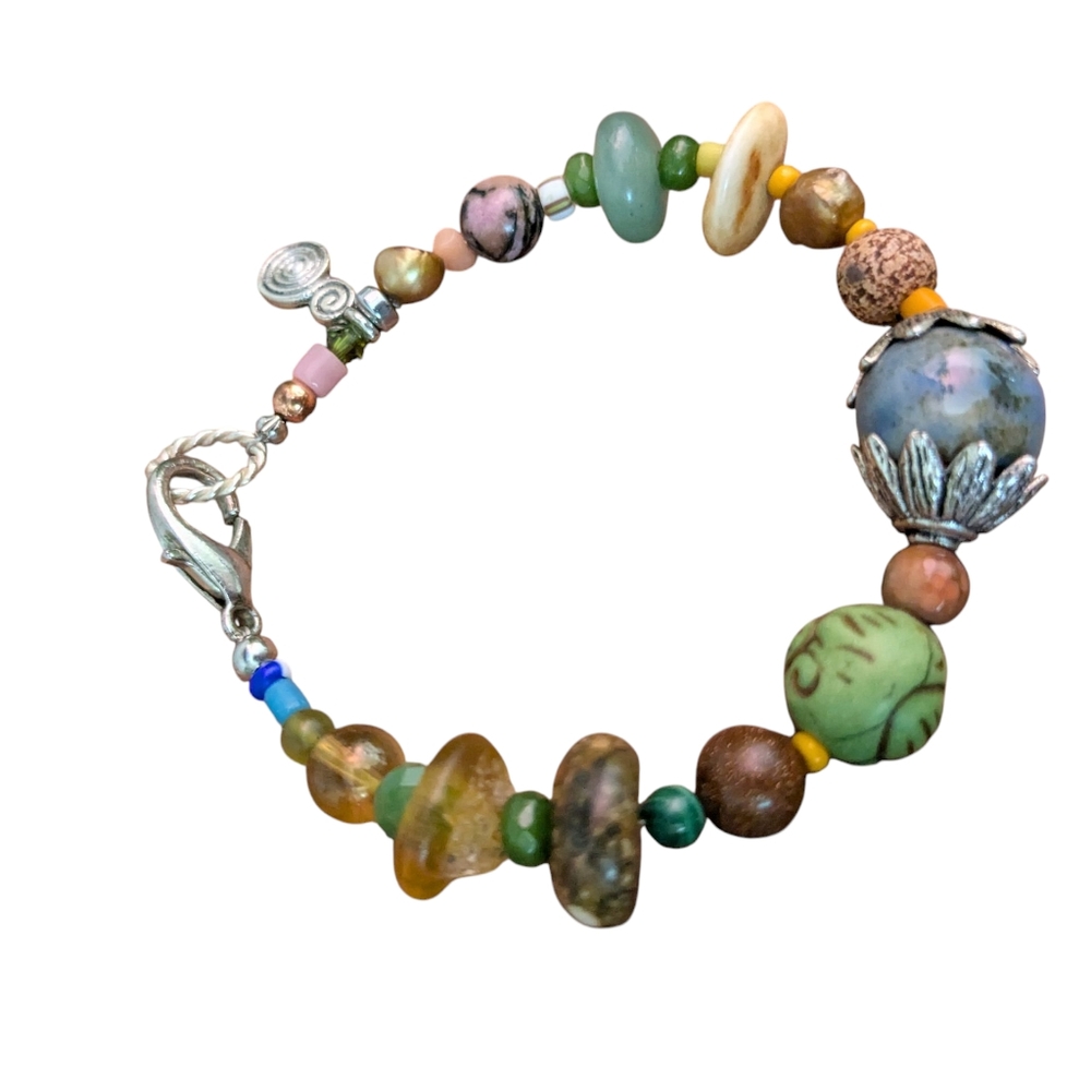 Handcrafted Multicolor Beaded Bracelet